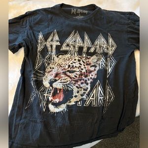 Def Leppard crop top